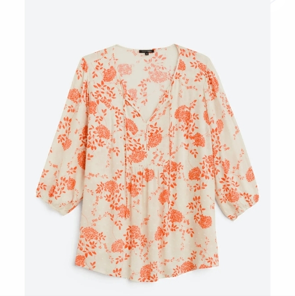 NWT Papermoon Addley Clip Dot Woven Top size 1x - Picture 1 of 9